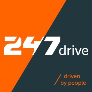 24/7 drive logo